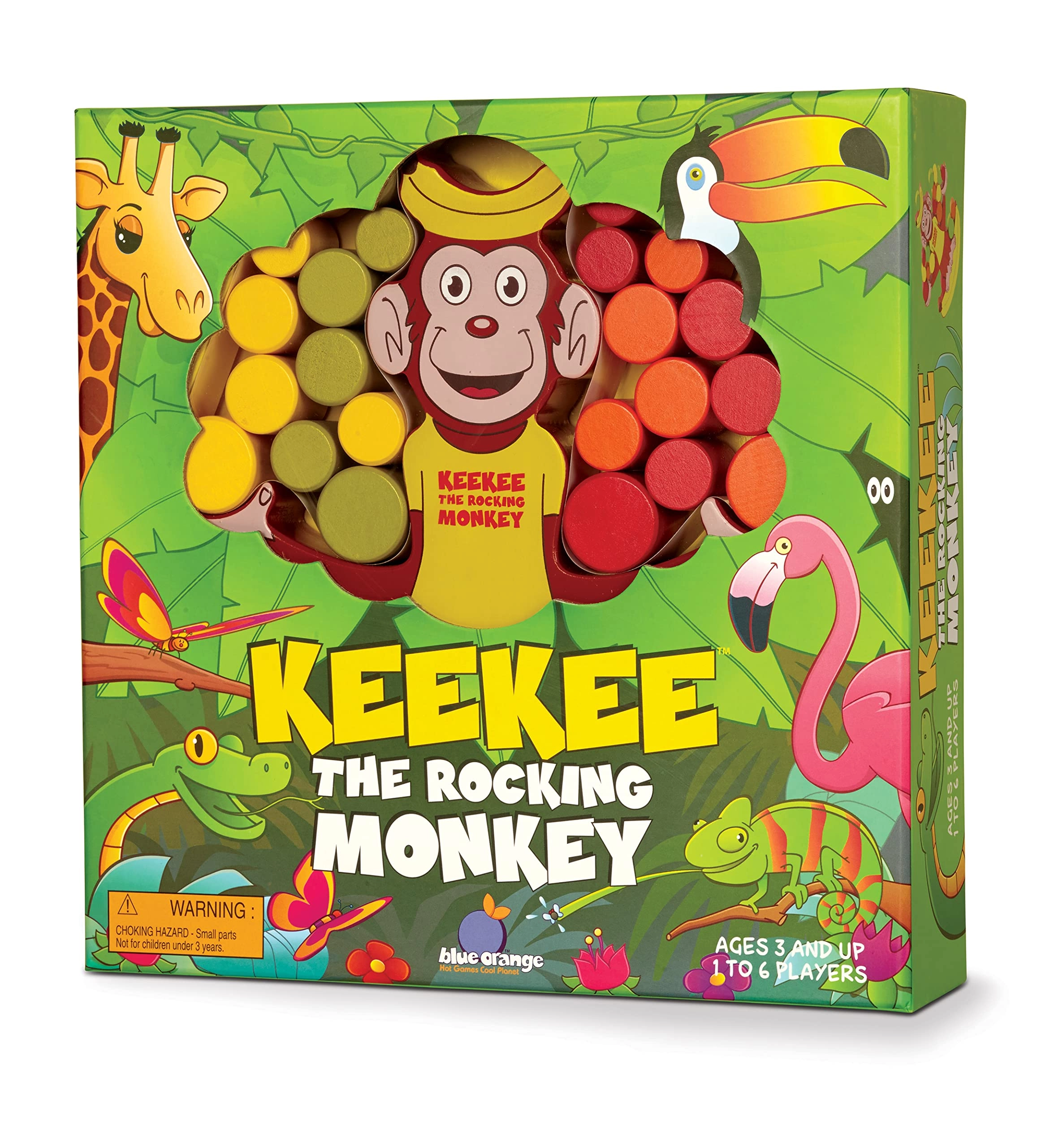 Blue Orange Keekee the Rocking Monkey - ages 3 and up 24 pieces