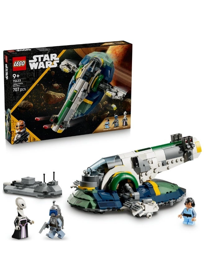 Star Wars LEGO Jango Fett's Starship - Play & Display 3 Minifigures