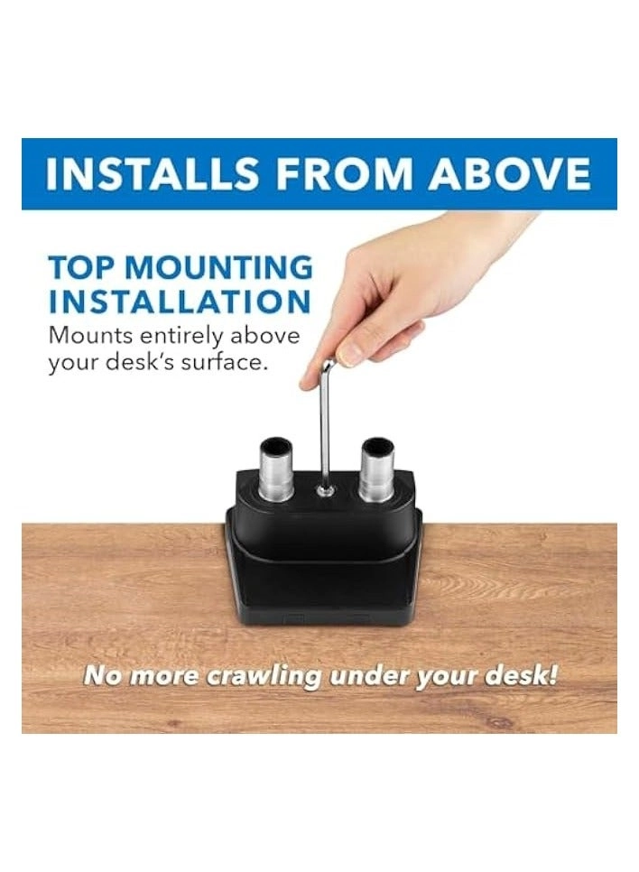 Dual Monitor Mount - 2 Monitors 32 inches 75mm or 100mm