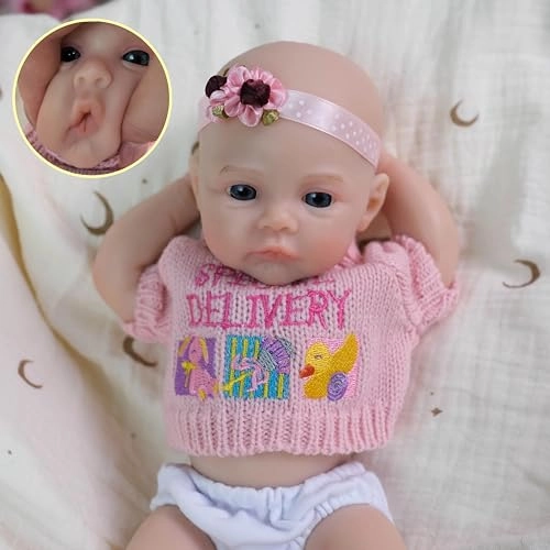 Reborn Baby Doll - 12 inch Vinyl Girl Ages 3+