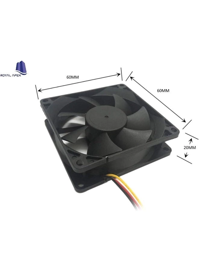 Silent Brushless Cooling Fan - 1 fan(s) 60x60x20mm