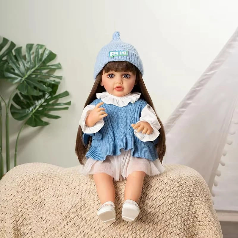 Reborn Baby Doll - 22 Inches Vinyl Silicone Set