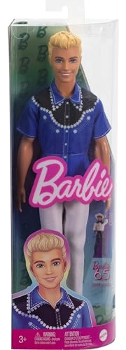 Barbie Fashionistas 65th Anniversary Western Look Ken Doll - 29.21 cm Blonde Ages 3+