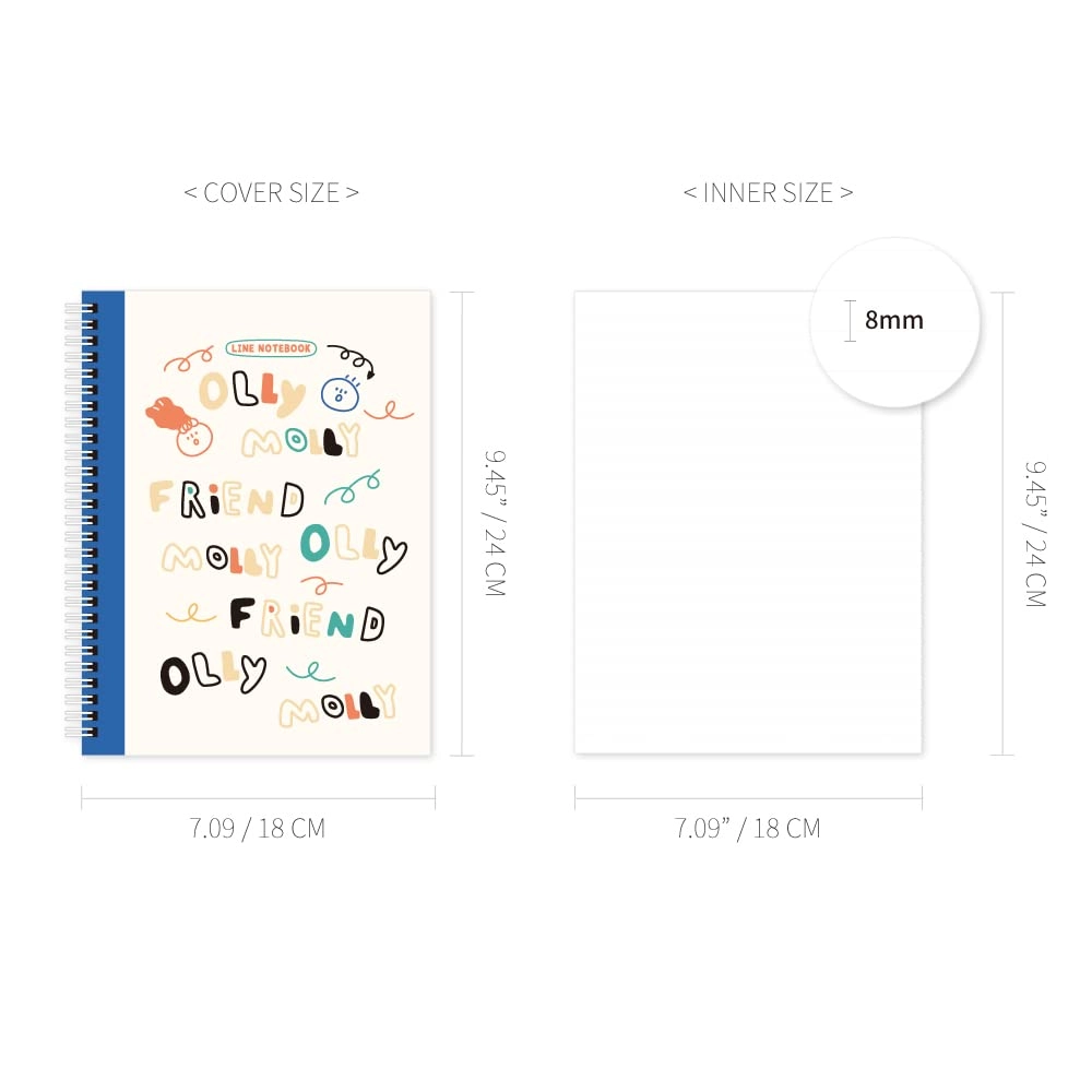 Archive A5 Spiral - Lined 98 Pages