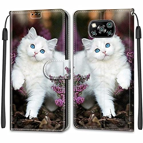 Wallet Case for Xiaomi POCO X3 NFC - Faux Leather, Thermoplastic Polyurethane