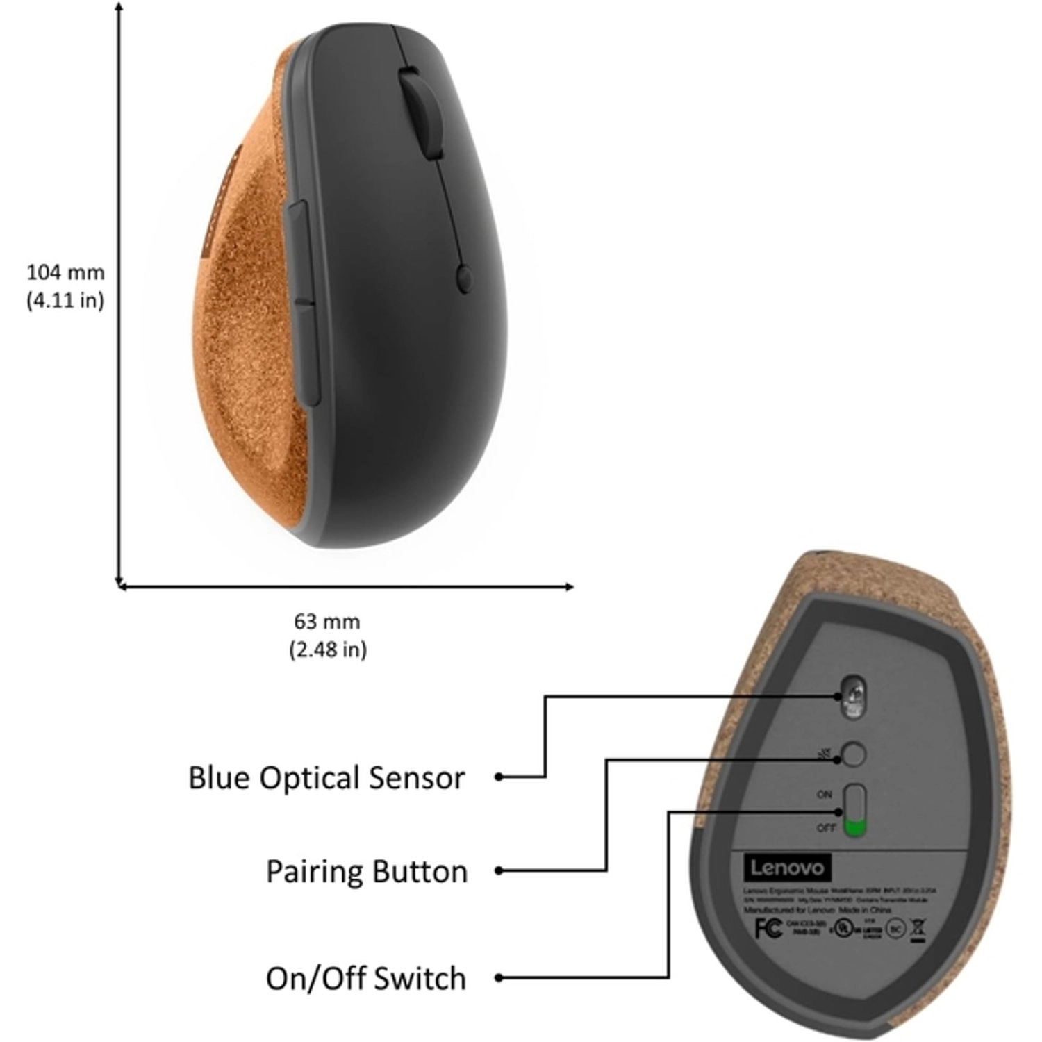 Vertical Mouse - Wireless