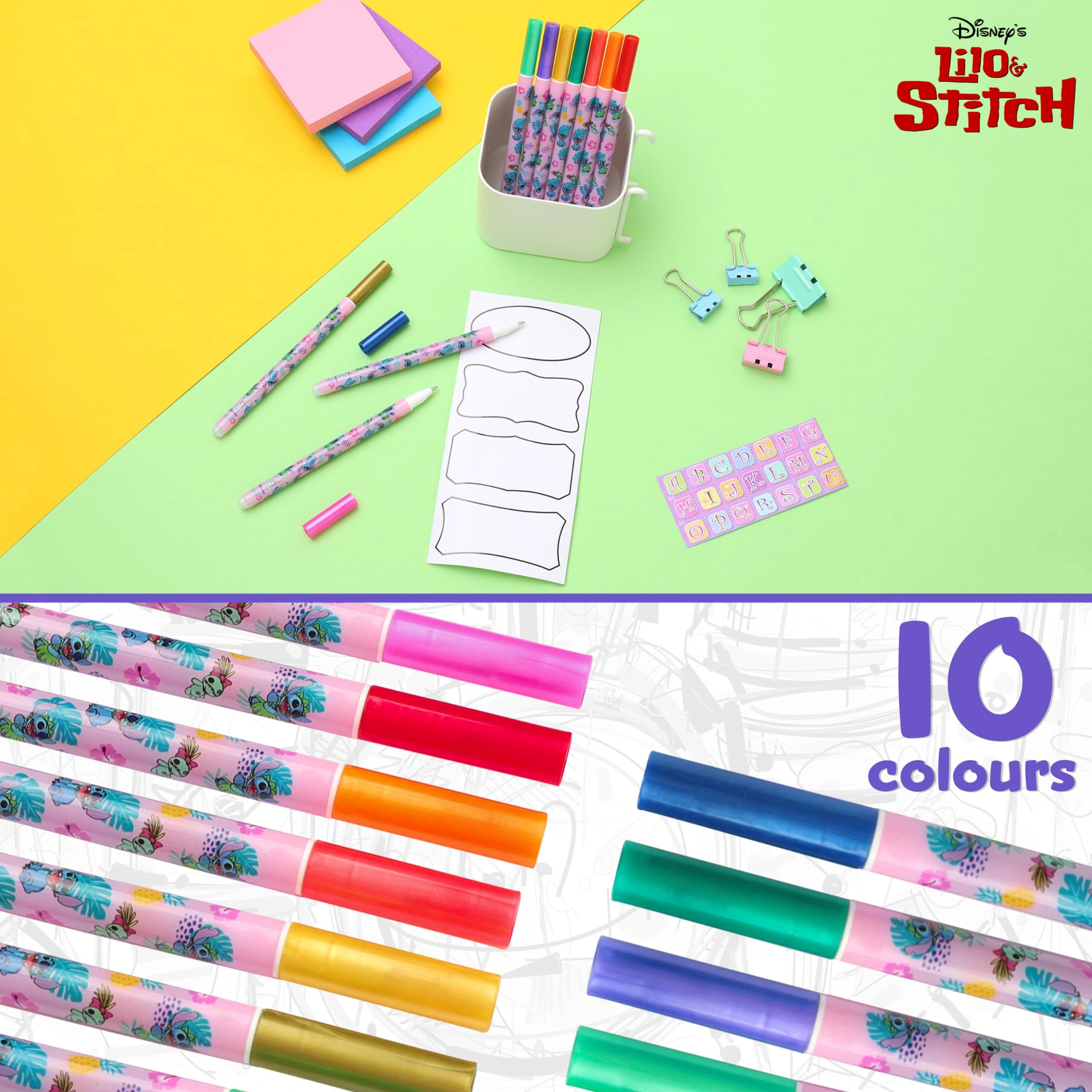 Gel Pens Set - 10 Pack