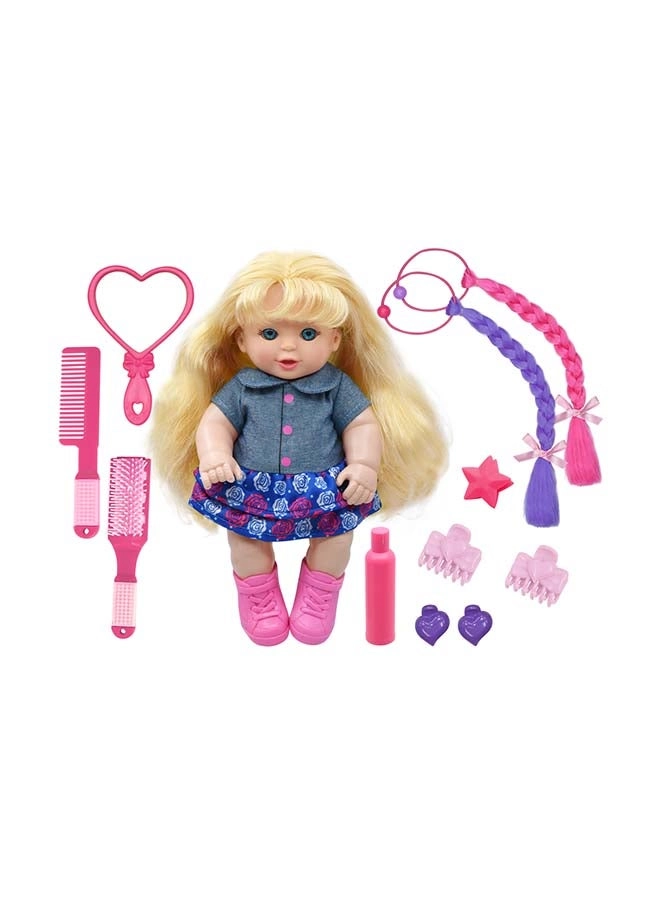 Baby Maziuna So Cute Hair Doll - 10” Hair Extension Ages 2+