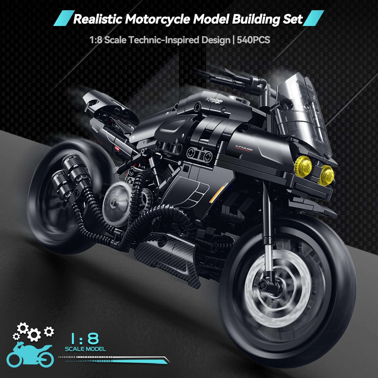 Motorcycle Technic Model Building Set