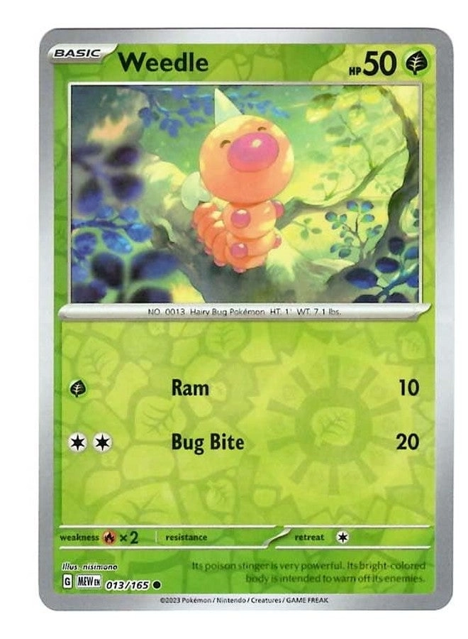 Pokémon Weedle 013/165