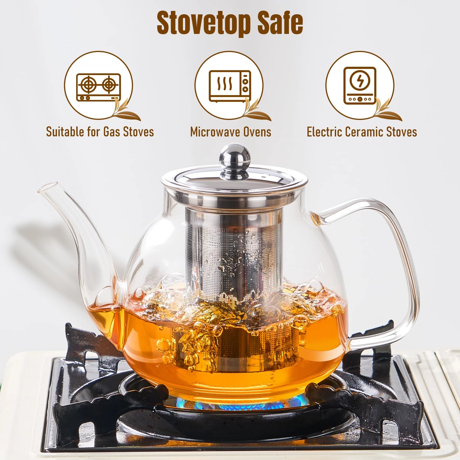 Glass Teapot - 1200ml