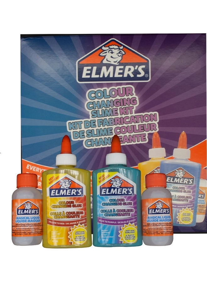 Washable Colour Changing Slime Kit - 3 years+ 4 pieces