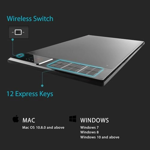 Graphics Tablet - 350 x 218 mm 8192 levels