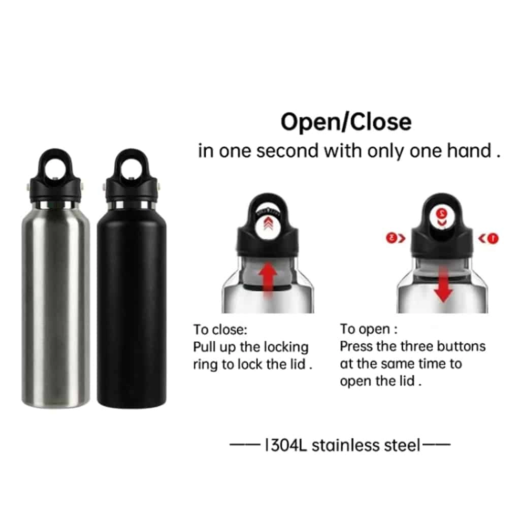 Vacuum Insulated Drinking Flask - 592ML 20OZ