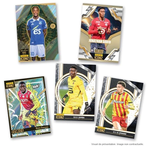ICONZ Trading Cards Ligue 1 - 8 sleeves of 8 cards each (8 Cards Per Sleeve)