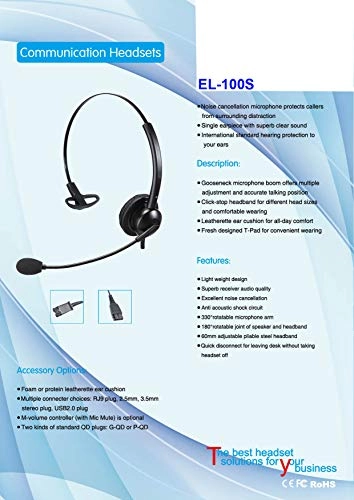 EL-100S Wired Headset