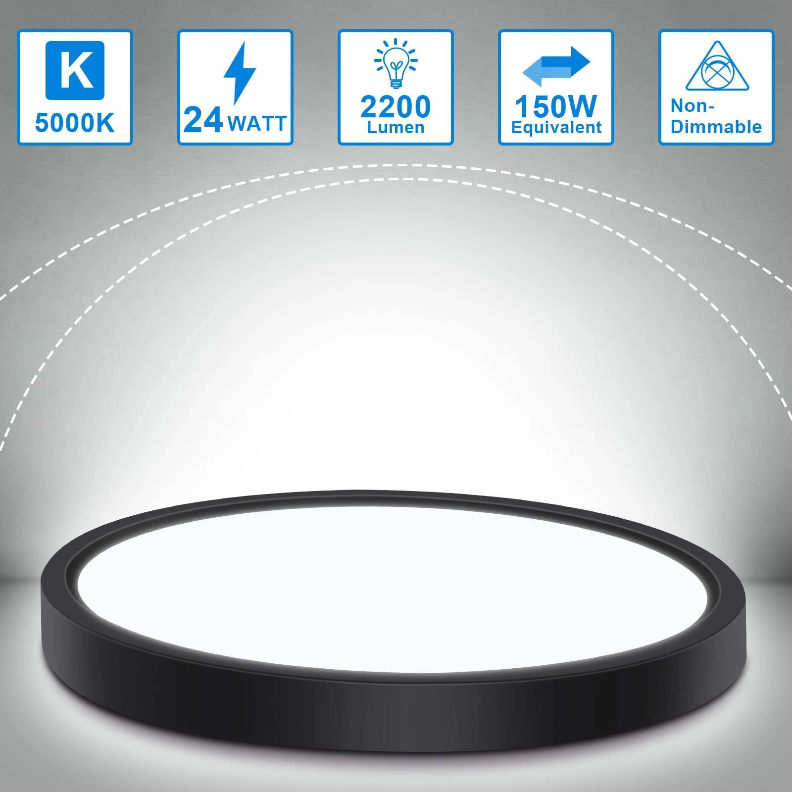 LED Ceiling Light - 5000K Daylight White