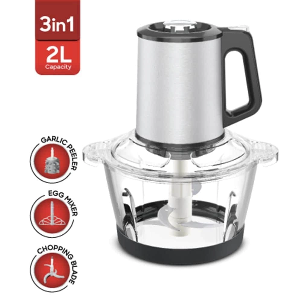 Silvonix 3 in 1 Multifunctional Food Chopper - 2.0L Electric