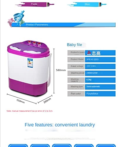 Mini Washing Machine 2,1-4,5kg capacity