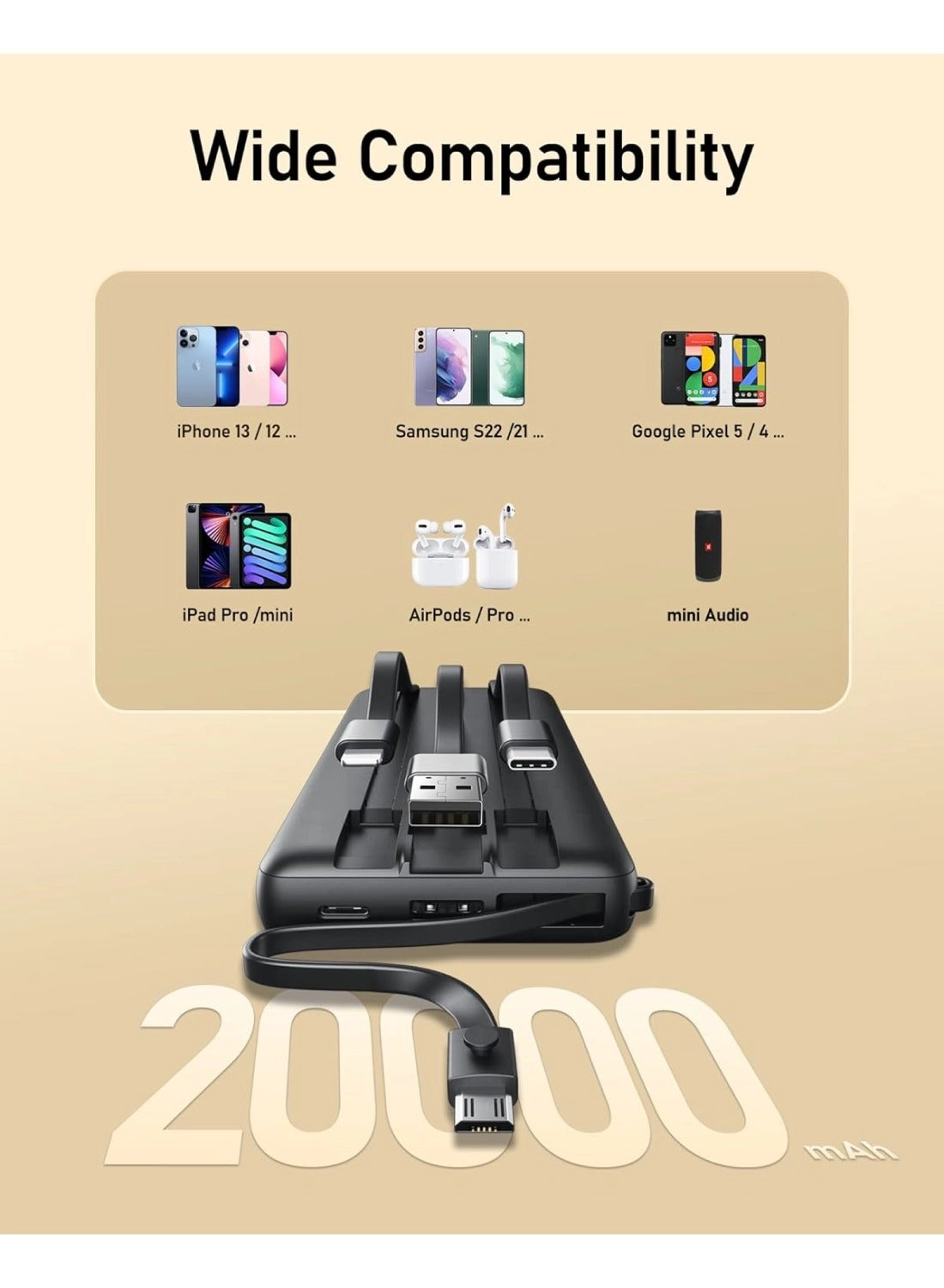 Power Bank - 20000mAh