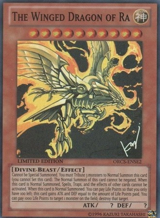 The Winged Dragon of Ra ORCS-ENSE2 - Special Edition