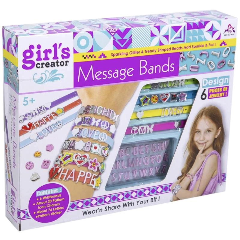 Hang Wing Girl's Creator - Message Bands 5 Years and Above