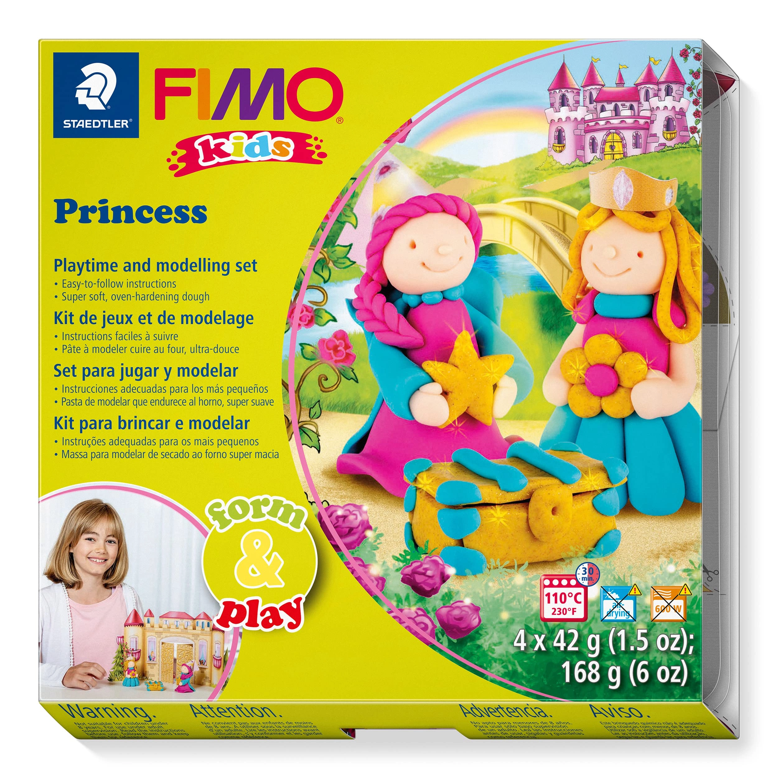 Artstat FIMO Kids Form&Play - Clay 241g 4pcs.
