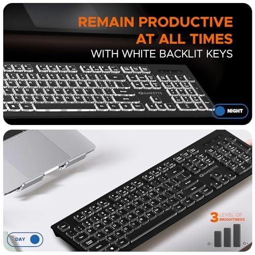 Wi-Key Backlit Wired Keyboard - Wired