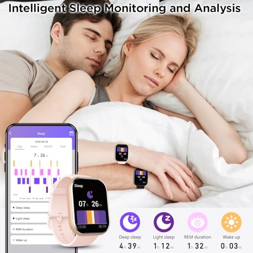 Parrot 2 - 2.02" Smart Watch 24/7 Heart Rate SpO2