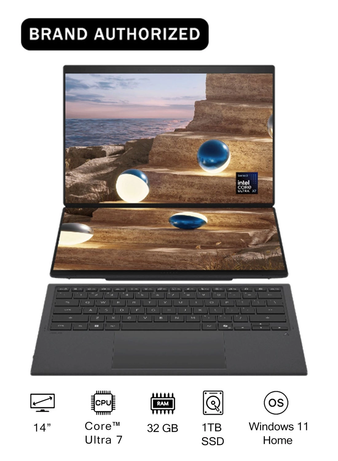 Zenbook Duo UX8407AA - 14'' Core Ultra 7 32GB 1TB SSD