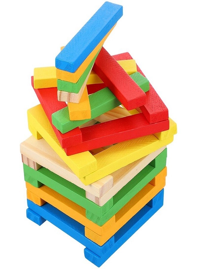 AMF Tech Wooden Toy Building and Stacking - 150 pcs