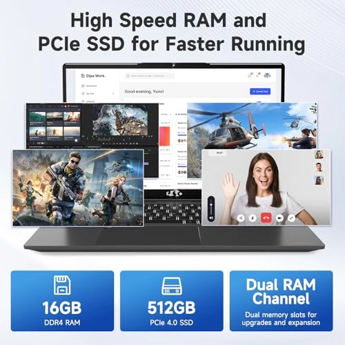 N154R - 15.6'' Core i3-1215U 16GB DDR4 512GB SSD