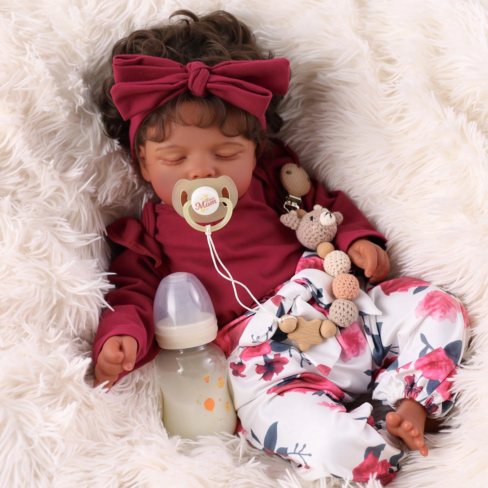 BABESIDE Rosalie Reborn Doll - 20 Inch Vinyl Sleeping Newborn Ages 3+
