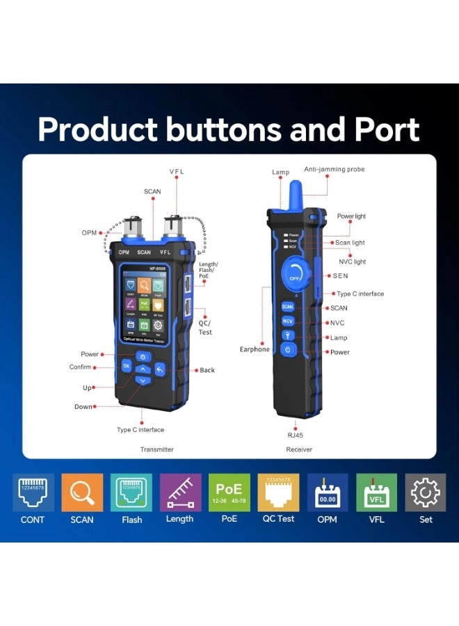Network Cable Tester - RJ11 RJ45 Continuity testing