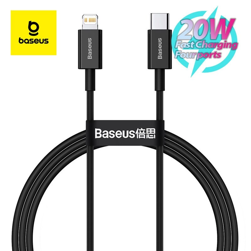 Baseus Superior Series Cable 20W USB-C to Lightning 1m