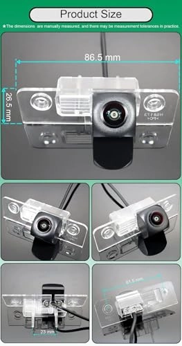 Rear View Camera - Night vision Wire AHD 720P