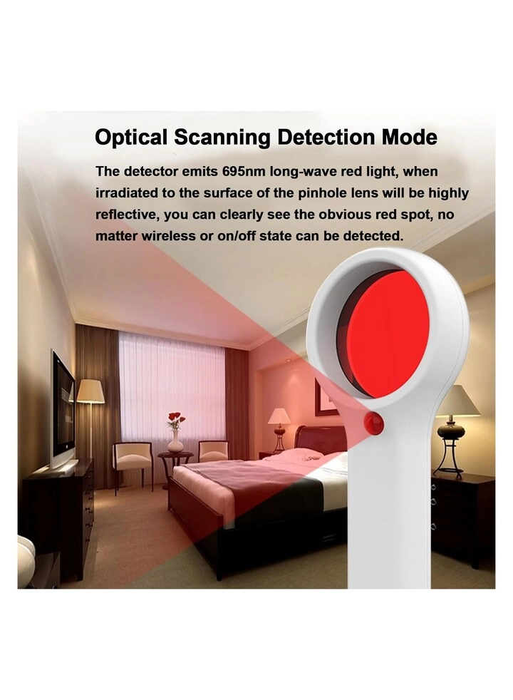 Hidden Camera Detector - Display Screen 5 Sensitivity Levels 4 Modes