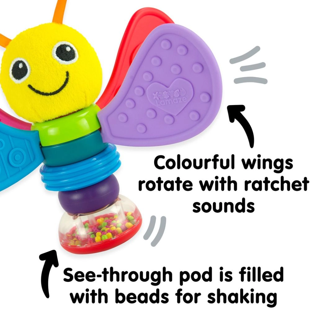 Freddie the Firefly - Colorful multi-textured 0 to 2 Years