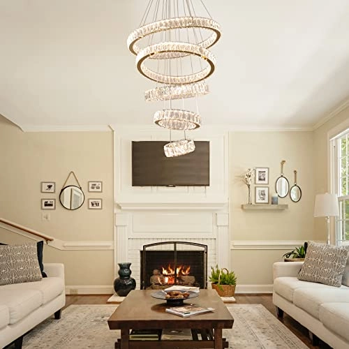 5 Rings Pendant Light - Cool White/Warm White/Natural White Dimmable
