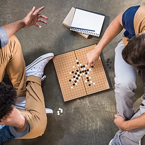 Go Game Set - Magnetic Folding 19x19 Board