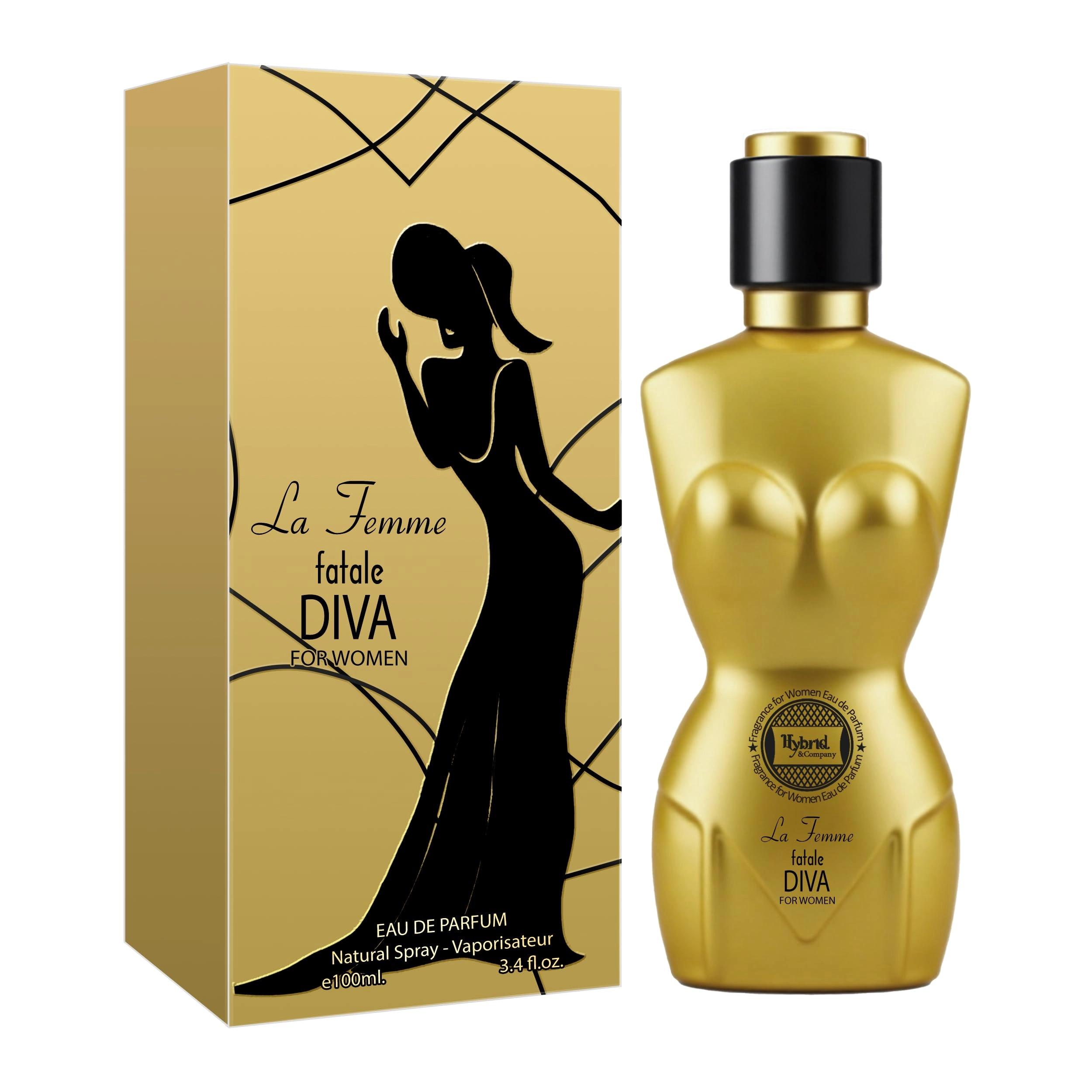 Fame Distribution LLC La Femme Fatale Diva - 3.4 Fl Oz Eau de Parfum