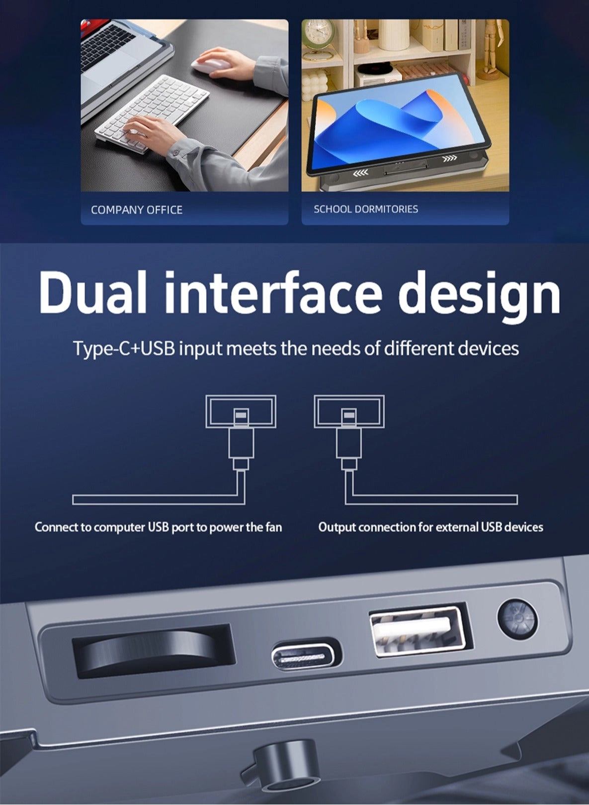 Gaming Laptop Cooling Pad - Dual 12-17.3 inch