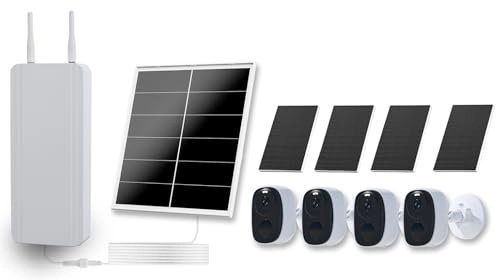 VUEBEE Router Security Camera System - 4-Cam 1080P Kit