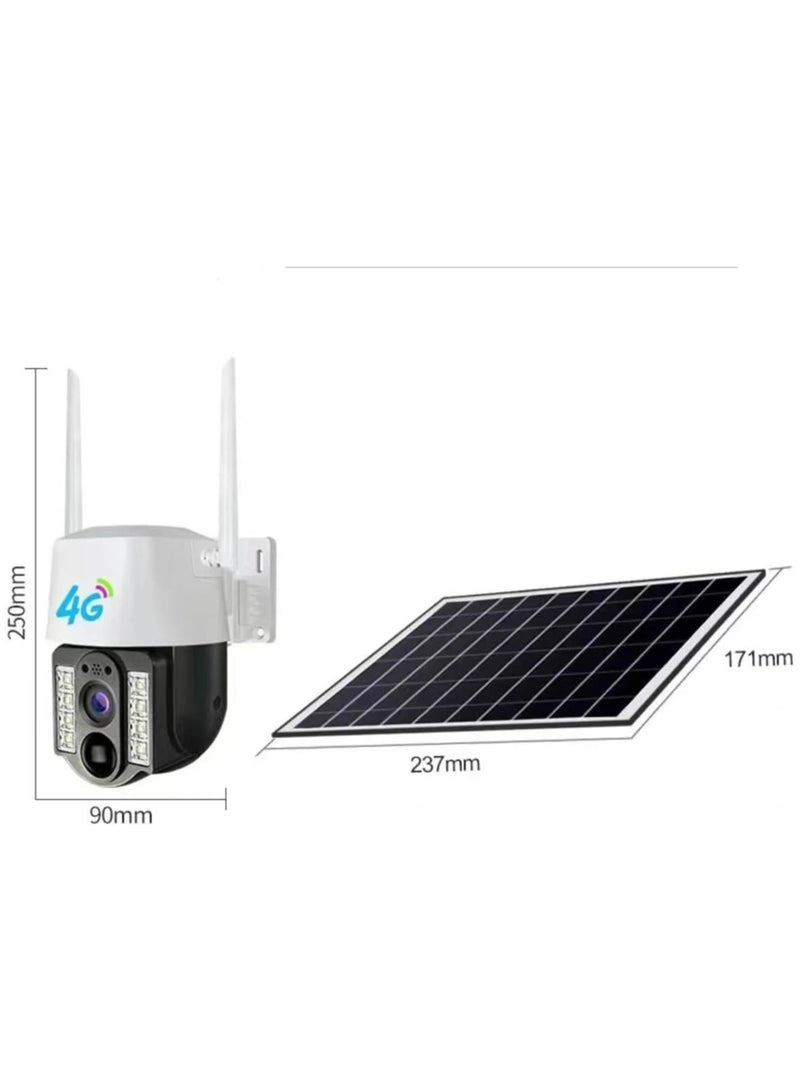 Solar Powered 4G Surveillance Camera