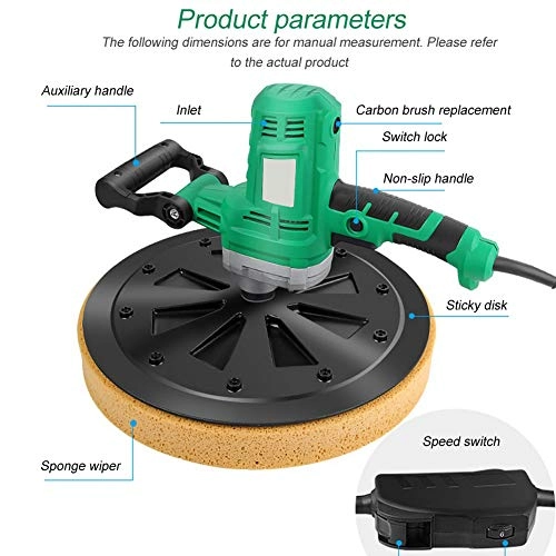 Drywall Sander - 950W Double Led Light