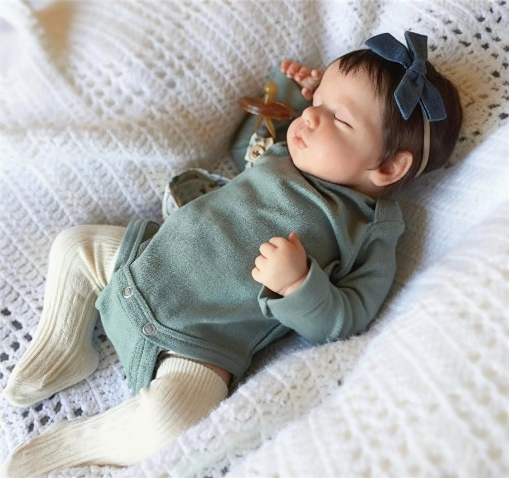 Zero Pam Reborn Baby Doll - 50 cm Vinyl Silicone Ages 3+