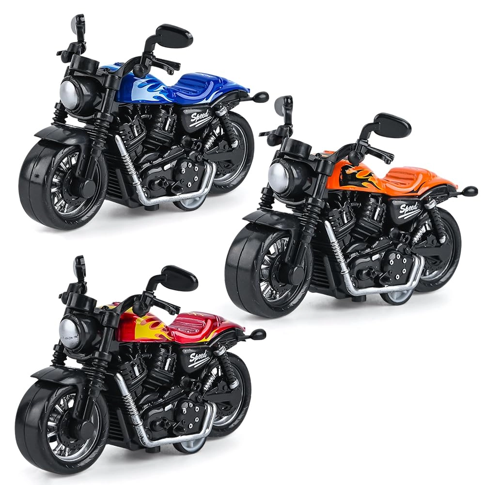 FCXVXCL Moto Miniature Alliage - 1:24 3pcs
