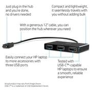 HP Z8W90AA USB C To USB A 3 Port Hub