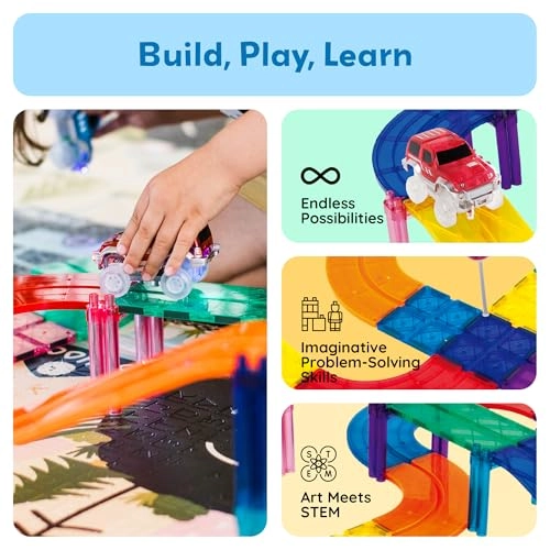 Magnetic Race Car Track - 30 pcs