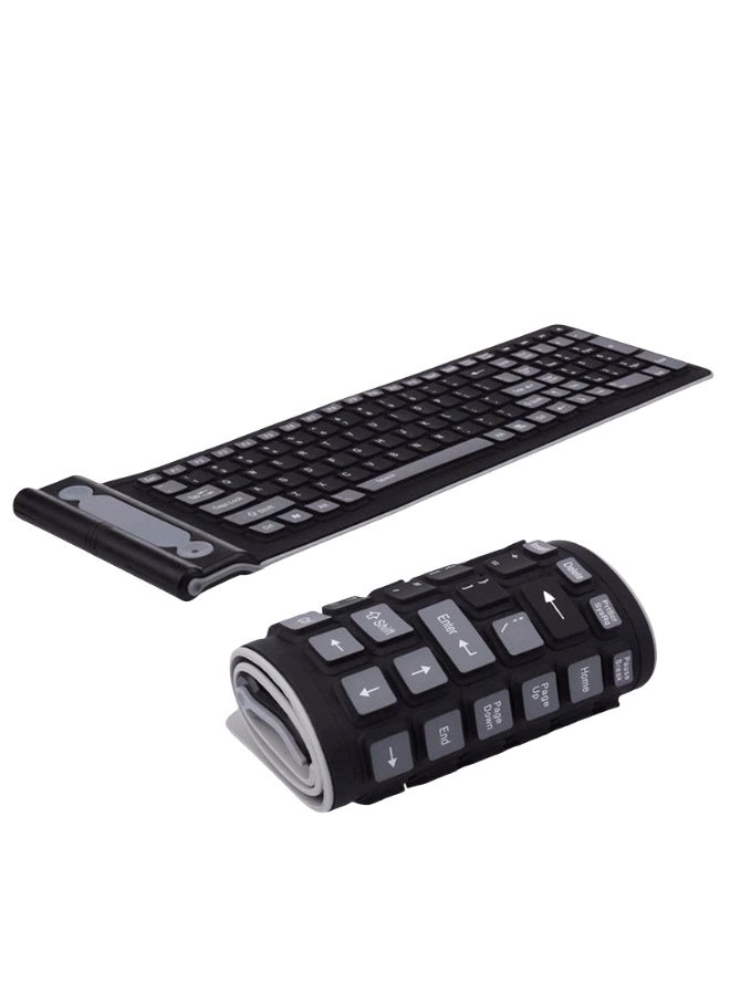 KUYING Wireless Keyboard - Folding Silicone Waterproof